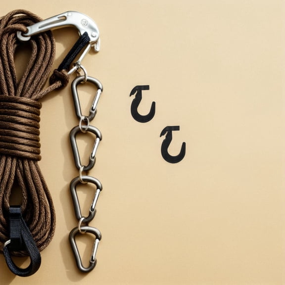 Luxshiny 12Pcs Black Plastic Shock Bungee Rope Hooks with Elastic Buckle for Home and Outdoor Use