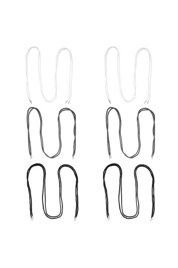 12Pcs Durable Hoodie String Replacement Rope with Easy Threader for Outdoor Wear