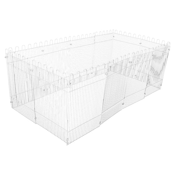 Luxshiny 12Pcs Portable Brooder Box Divider Panels with White Wire Mesh for Poultry Pen Partition