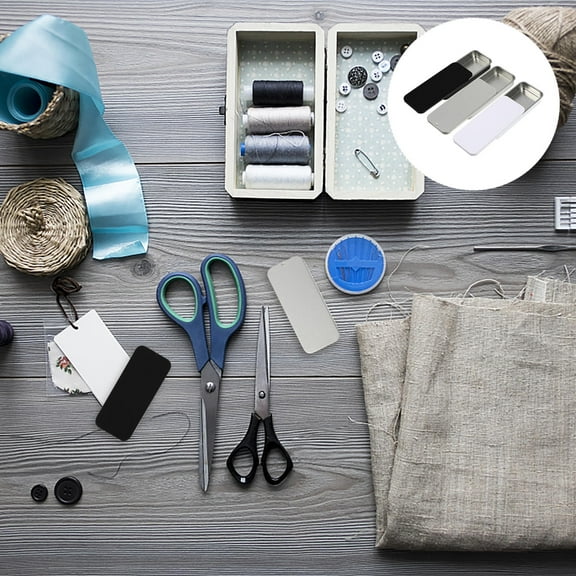 Luxshiny 12Pcs Portable Metal Tin Box Large Capacity Storage with Slide Cover Assorted Colors