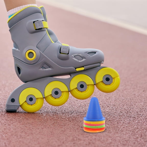 Luxshiny Agility Cones Pe Multi-Color for Sports Training Vibrant Visibility Lightweight