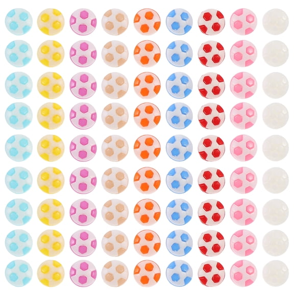 Milisten clothing buttons Button Multi-colored Resin 150 Pcs for Fan Gear
