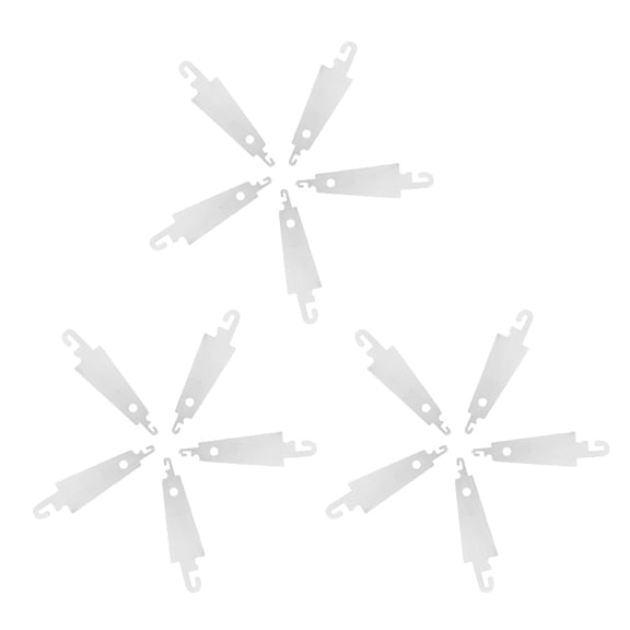 Luxshiny Steel Hook Needle Threader, Stainless Steel, Silver, for Home Use, DIY Sewing, 150Pcs