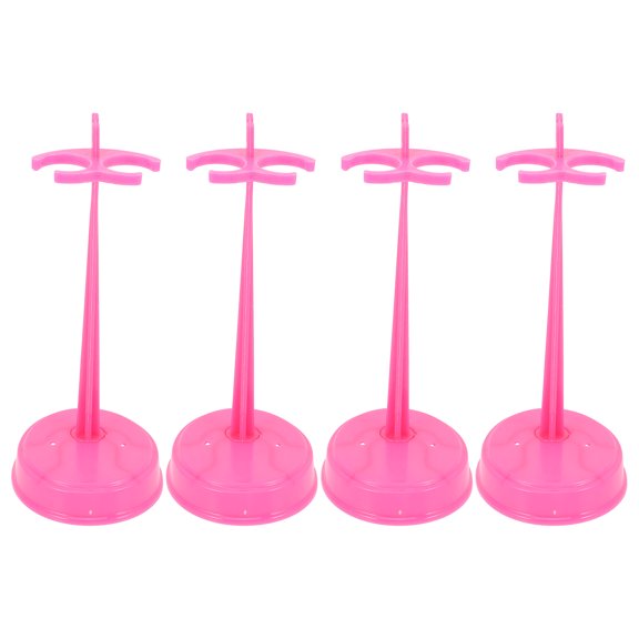 Luxshiny 15Pcs Rosy Action Figure Display Stand with Wide Base and Strong Support