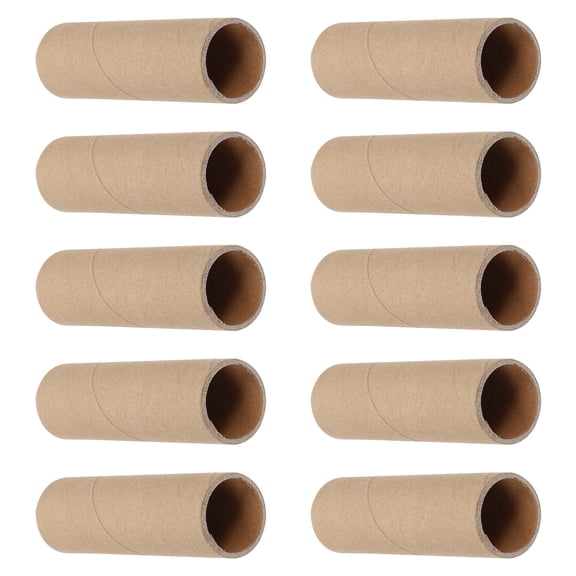 Luxshiny 15Pcs Khaki Storage Paper Tubes Sturdy Paper Rolls for Art and Craft Use