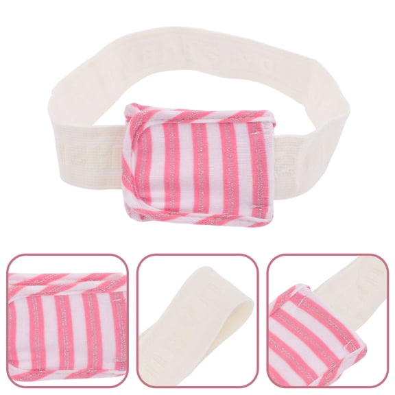 Luxshiny 18pcs Nappy Fastening Belts Elastic Rubber Band Comfortable Diaper Changing