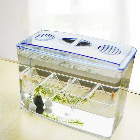 Luxshiny 1Pc Small Fish Breeding Box Self Floating Fish Incubating Tank for Home Use