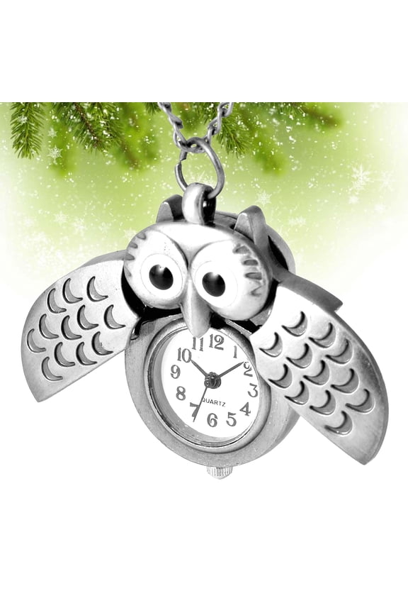 1PC Retro Pocket Watch Lovely Owl for Daily Use and Giving