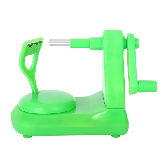 Luxshiny 1-Pack Stainless Steel Fruit Peeler with Green Handle, Ergonomic Design for Right-Handed Users, Easy Cutting and Peeling Tool