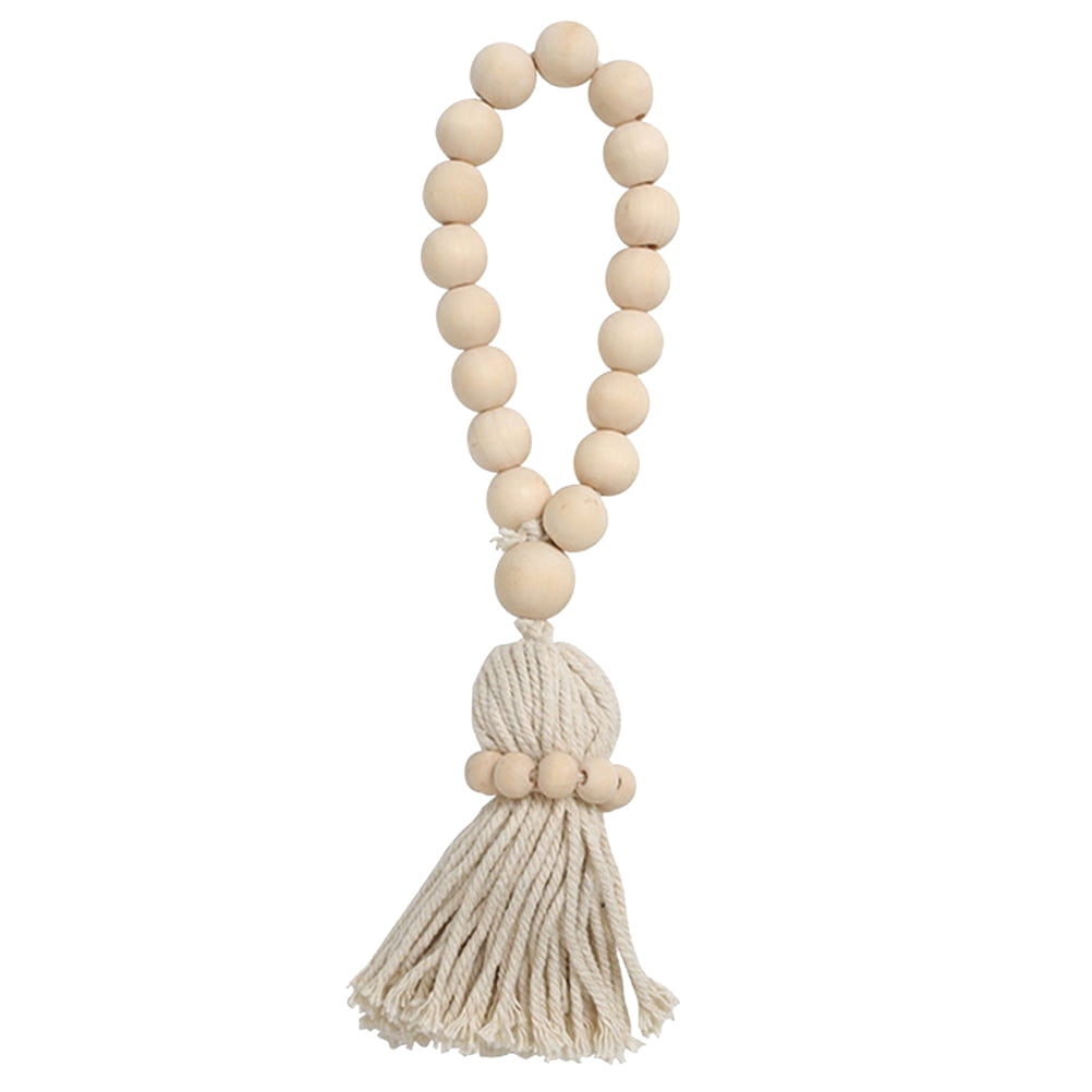 Luxshiny 1Pack Decorative Bead String Wooden Bead Accessory for Home ...