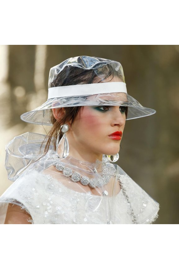 1Pack Fashion Bucket Hat Transparent Design for Daily Wearing Needs