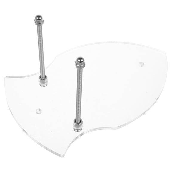 Luxshiny Vertical Sword Stand Transparent Acrylic Durable Easy Assembly