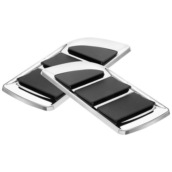 Luxshiny 1Pair Black Car Hood Modification Decal Automotive Exterior Sticker Lightweight Design