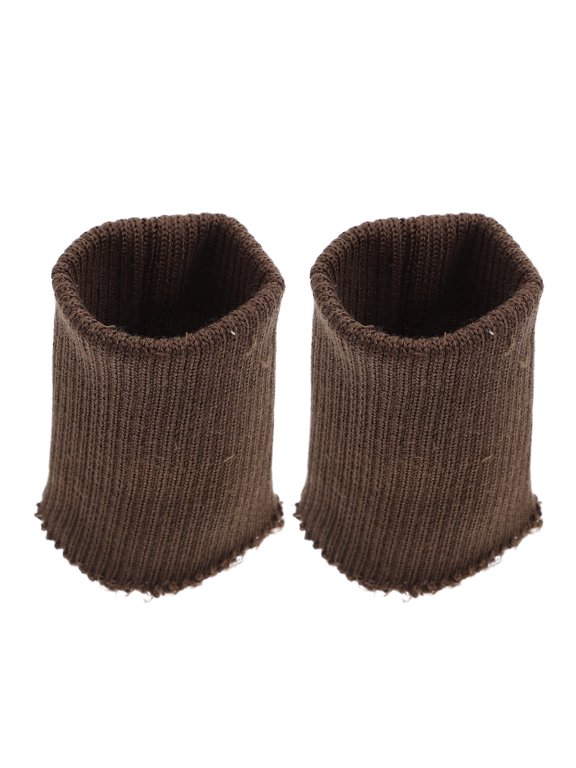 Durable Anti-Fray Coffee Polyester Knit Cuff for Jackets Smooth Seaming