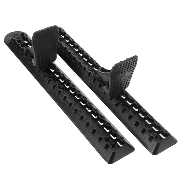 Luxshiny 1Pair Kayak Foot Pegs Portable Footrest Pedal for Inflatable Boats and River Rafts Black