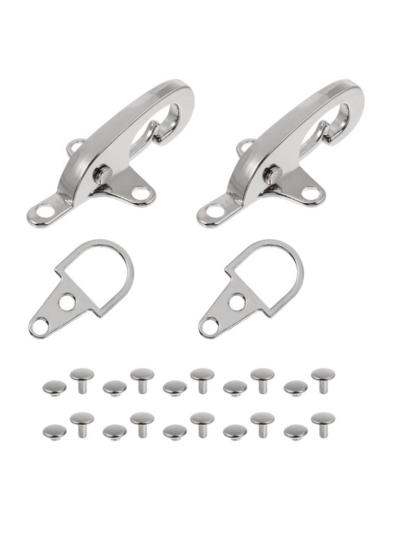 Durable Plated Silver Zinc Alloy Plane Buckles, Easy to Replace, Strong Pulling Force
