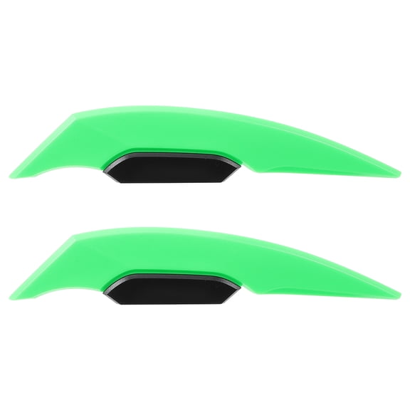 Luxshiny 1Pair Sleek Green Motorbike Side Motorcycle Accessories