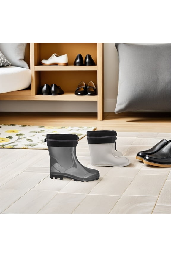 1Pair White Boot Liner Socks for Rain Boots Thick Warm Winter Sock Liners