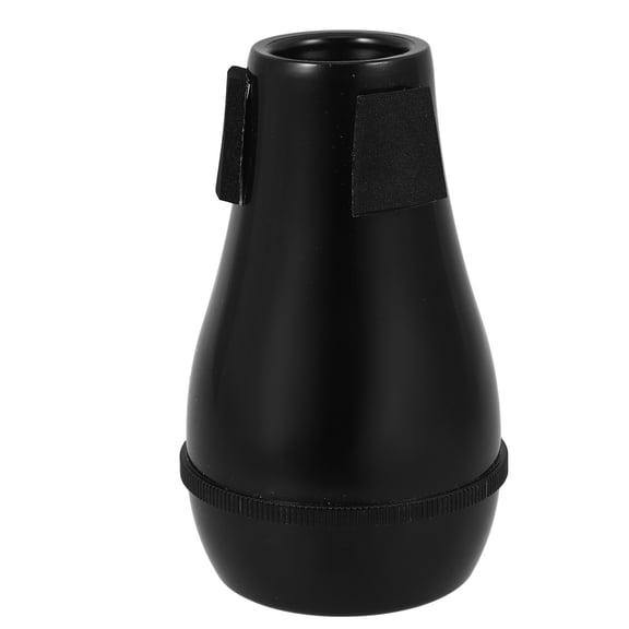 Luxshiny 1Pc Black Plastic Trombone Mute Lightweight Tenor Trombone Accessory Easy Removal
