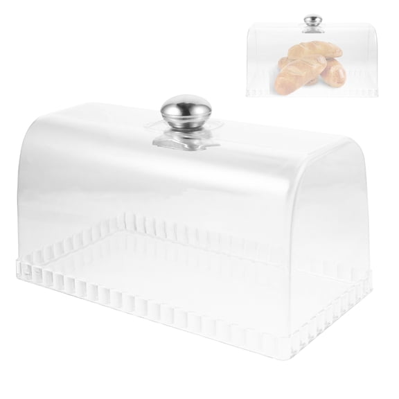 Luxshiny 1Pc Clear Plastic Cake Dome Cover with Handle for Home Use Protecting Cakes and Snacks