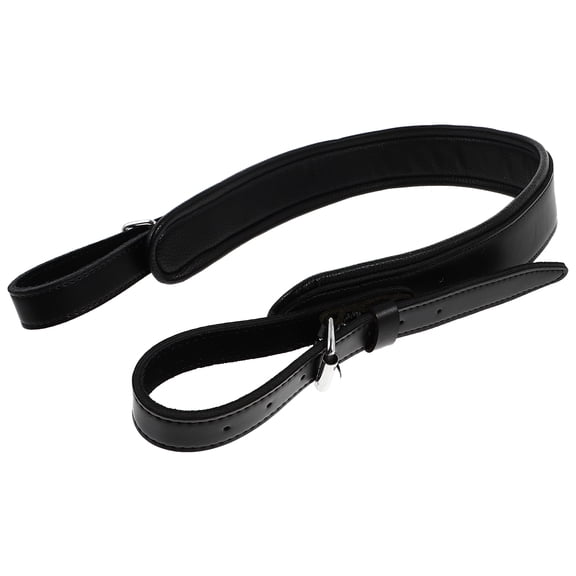Luxshiny Black Tuba Shoulder Strap 1Pc Comfortable Wear-Resistant Instrument Belt for Musicians and Performers