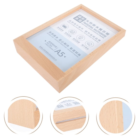 Luxshiny 1Pc Conference Display Stand in for Clear Price Display and Advertisement