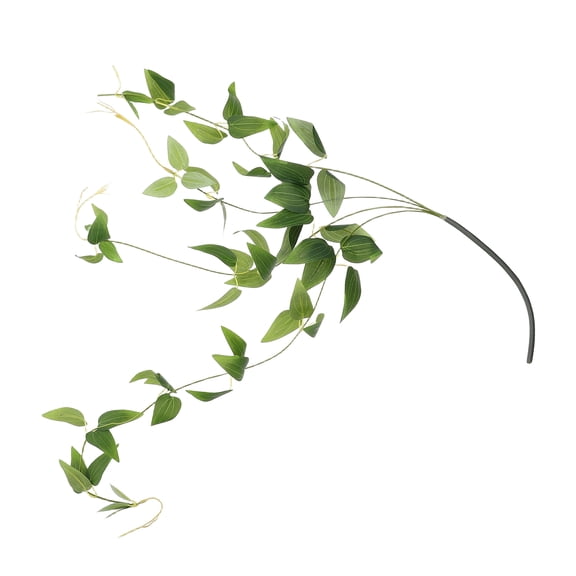 Luxshiny 1Pc Artificial Clematis Rattan Plant Green Decorative Wall Adornment for Home Decor