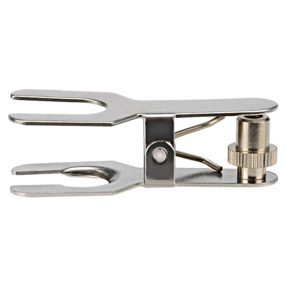 Luxshiny 1Pc Durable Stainless Steel Spherical Joint Clamp with Screw Lock for Laboratory Use