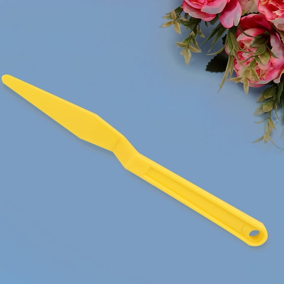 Luxshiny Yellow Squeegee Cutter Plastic Scraper for Auto Window Tinting and Car Film Installation Tool