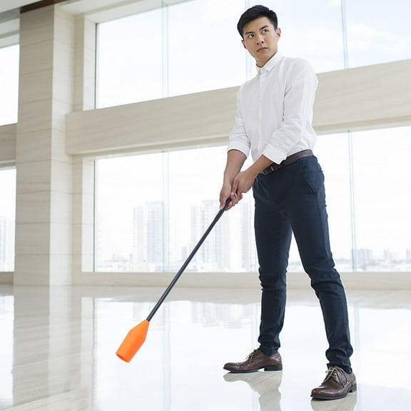 Luxshiny 1Pc Golf Swing Trainer Orange Swing Tool for Beginners Portable Practice Accessory