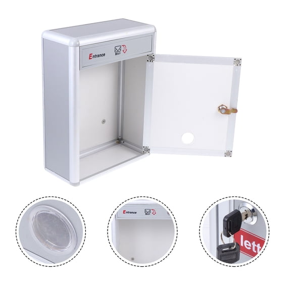 Luxshiny 1Pc Large Capacity Letter Box for Home Use Wall Mounted Mail and Newspaper Case