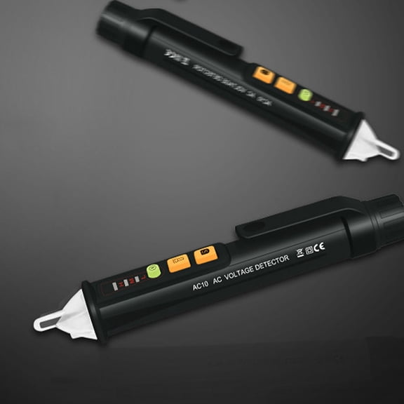 Luxshiny 1Pc Lightweight Non Contact Voltage Tester Pen for Electrical Use with Flashlight