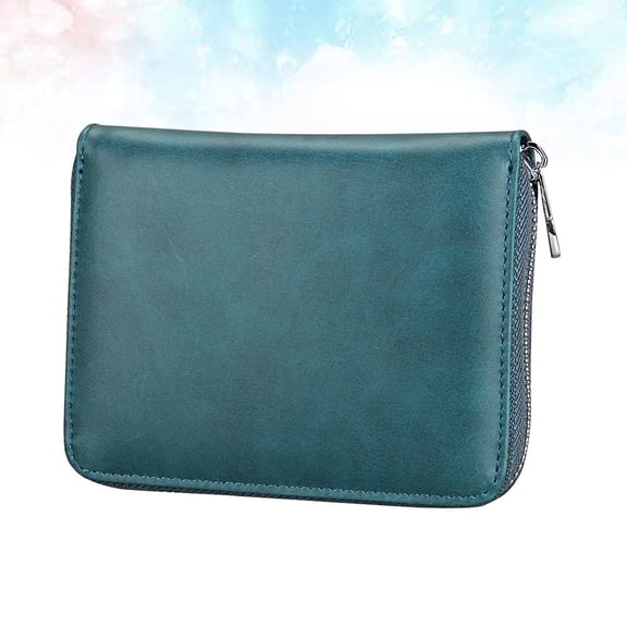 Luxshiny 1Pc Navy Case Rfid Blocking Passport Holder with Multi-Function Storage Design