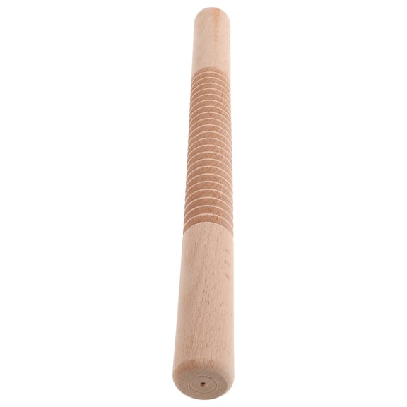 Luxshiny 1Pc Wooden Dough Roller Pin for Home Baking Lightweight Non Stick Wood Roller