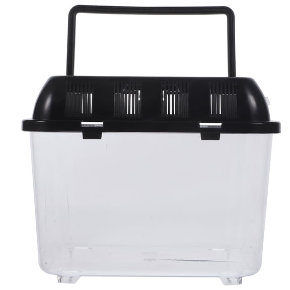 Luxshiny 1Pc Plastic Breeding Tank Transparent Case for Reptiles and Small Pets Habitat