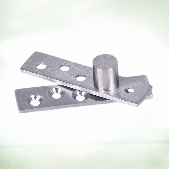 Luxshiny Door Pivot Hinge Plated Silver Stainless Steel Non-Corrosive for Internal Doors and Screens 1Pc