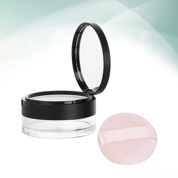 Luxshiny 1 Pc Portable Case, Lightweight Makeup Compact Container for Face Powder, Daily Cosmetic Storage Box