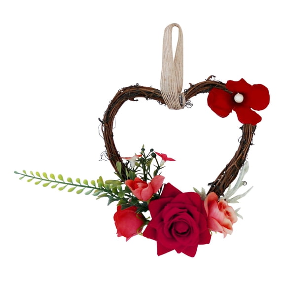 Luxshiny 1Pc Simulation Rose Heart Gar Wedding Supplies Assorted Color Decor