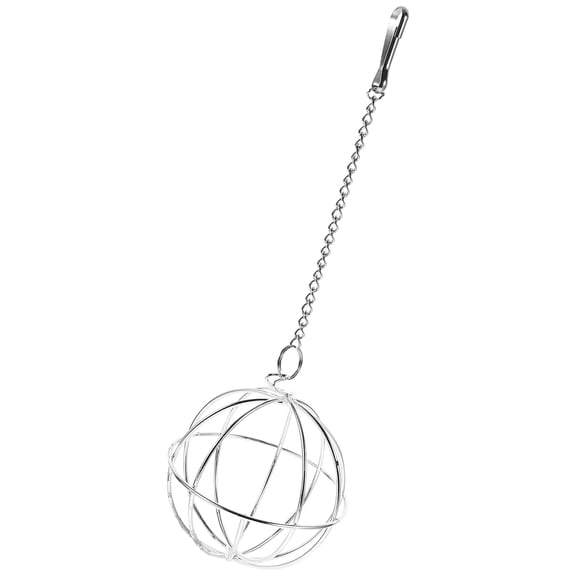 Luxshiny Hanging Ball Feeder For Rabbits Pet Grass Dispenser Stainless Steel 1Pack