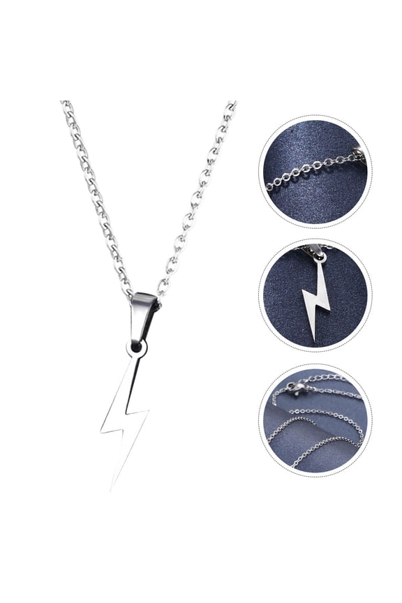 1Pc Titanium Steel Clavicle Chain Man Necklace Trendy Fashion Accessory