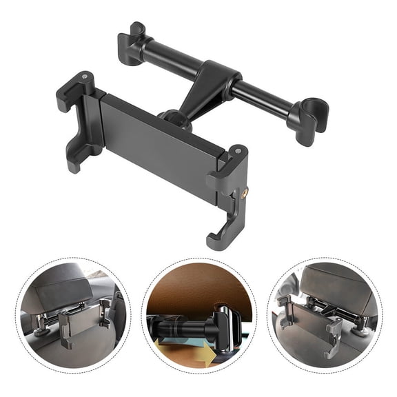 Luxshiny 1Pc Universal Car Headrest Mount for Phone with Support Stabilizer and Easy No Tool Installation