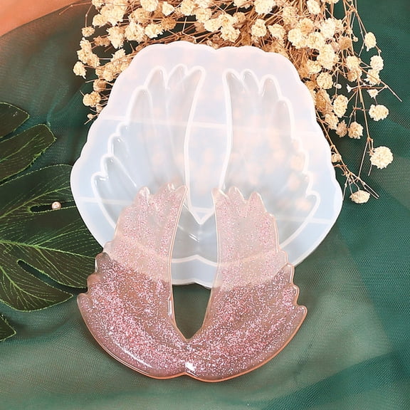 Luxshiny 1Pcs Body Silicone Mold White Handmade Design for Craft Projects