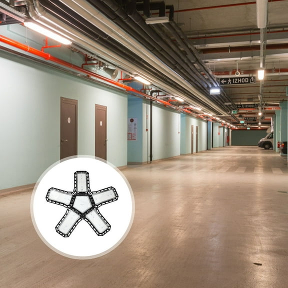 Luxshiny 1Pcs Circular Loft Lighting for Garage Ceiling with Heat Dissipation .5x32.5cm