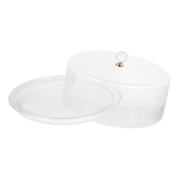 Luxshiny 1Pcs Clear Cake Dome Cover Acrylic Protector for Dustproof Family Gathering