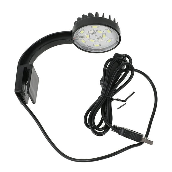 Luxshiny 1Pc USB Aquarium LED Lighting Lamp White for Fish Tank Decoration and Plant Growth