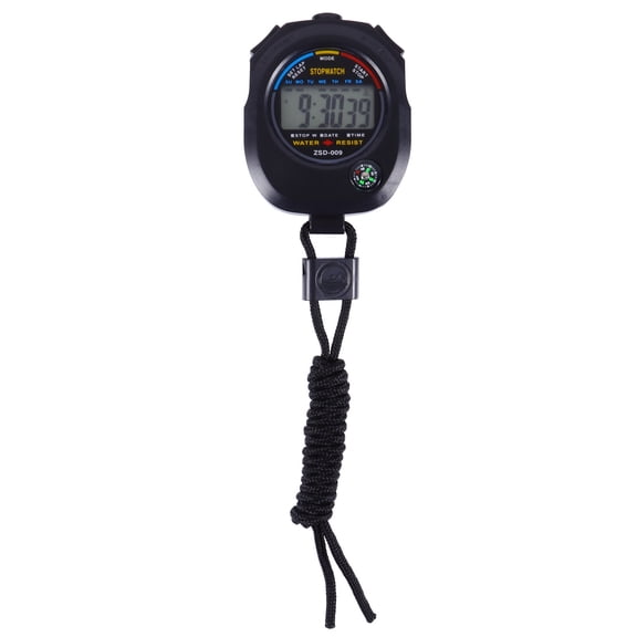 Luxshiny 1Pcs Digital Stopwatch Timer with ABS for Horse Racing and Swimming