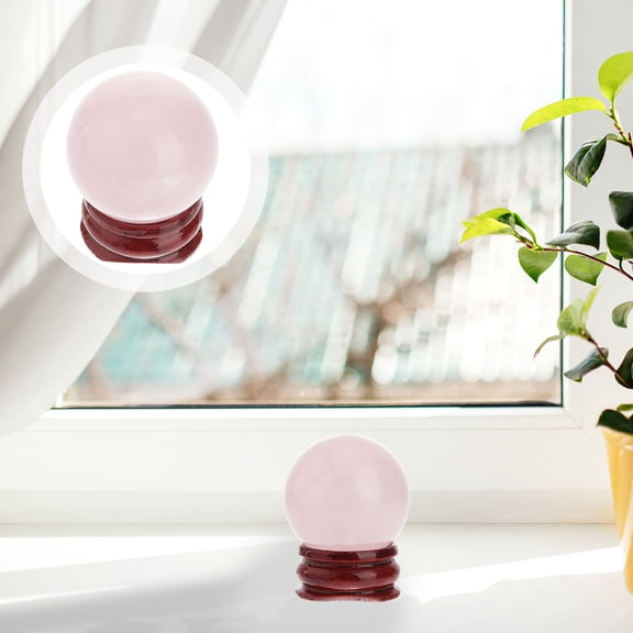 Luxshiny Crystal Decorative Sphere Ornament - Elegant Living Room Gift for Home Decoration