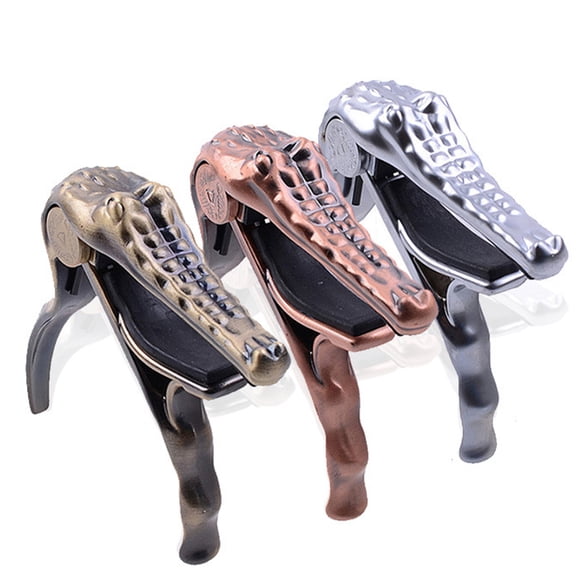 Luxshiny 1Pcs Guitar Capo Adjustable for String Instruments Including Acoustic Electric Guitars and Bass in Rose Gold