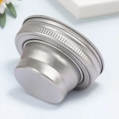 Luxshiny Jam Jar Lid with Shaker Function, Practical Home Bar Accessory for Mixing and Serving