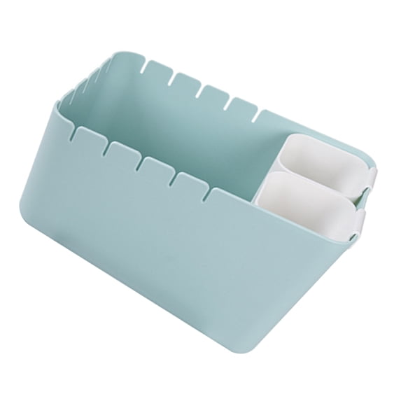 Luxshiny Modern Tabletop Trash Can with and White Inner Liner, Ideal for Hotel, Dormitory, Office Use